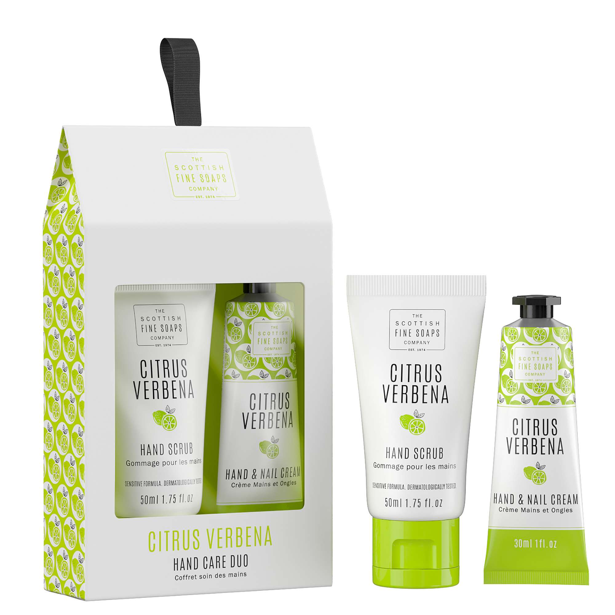 Photos - Cream / Lotion Scottish Fine Soaps Citrus Verbena Hand Therapy Gift Set 