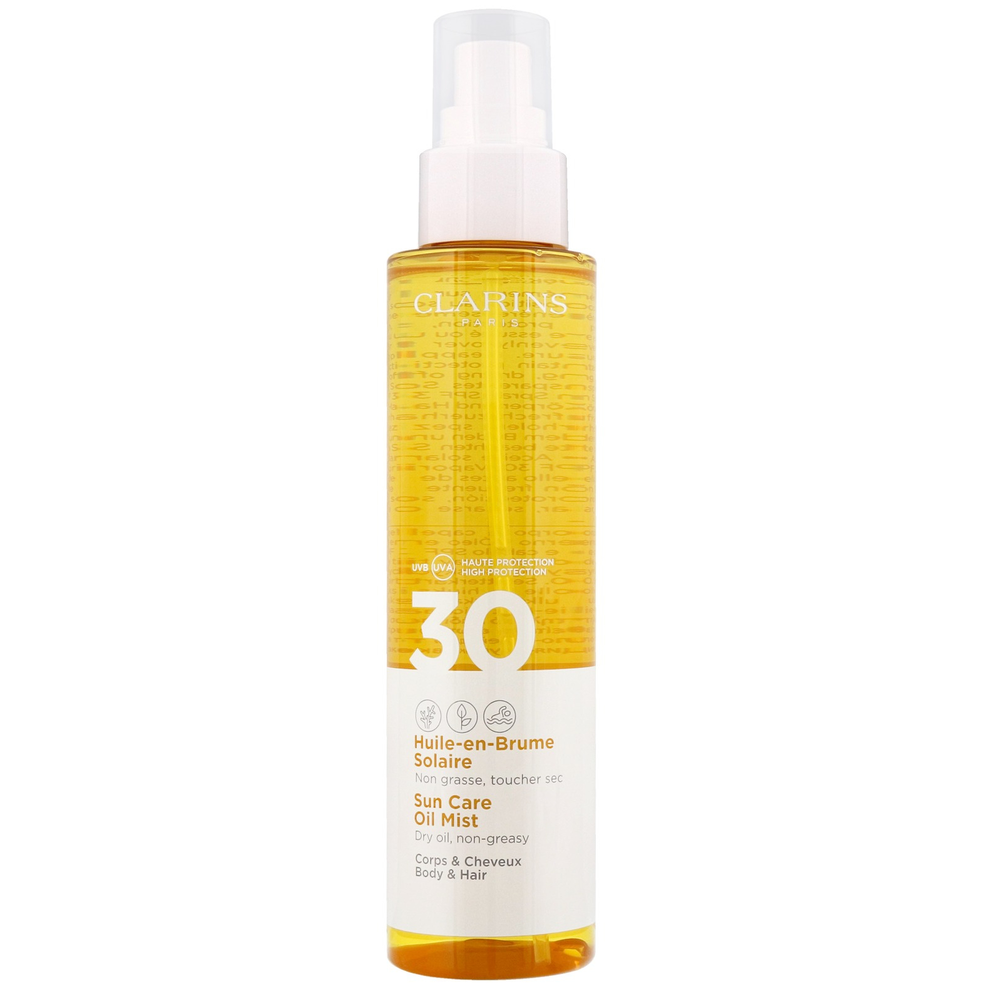 Photos - Sun Skin Care Clarins Sun Care Oil Mist for Hair and Body SPF30 150ml 