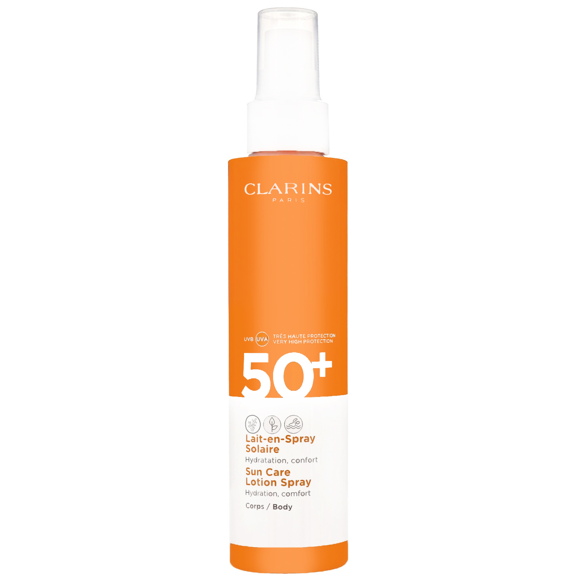 Image of Clarins Sun Care Lotion Spray for Body SPF50 150ml