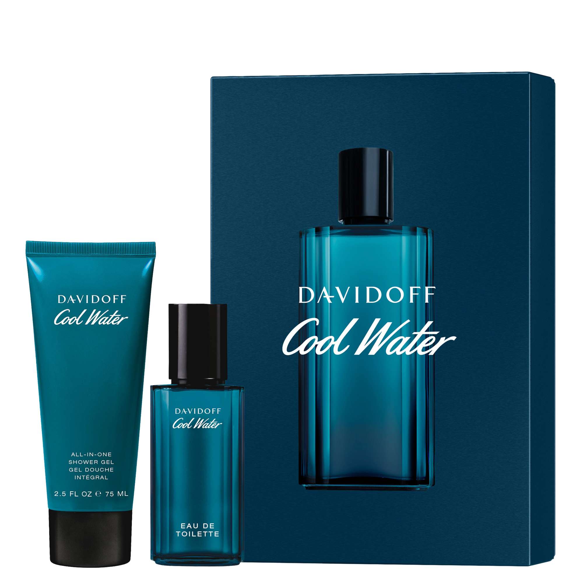 Photos - Women's Fragrance Davidoff Cool Water Man Eau de Toilette Spray 40ml Giftset 