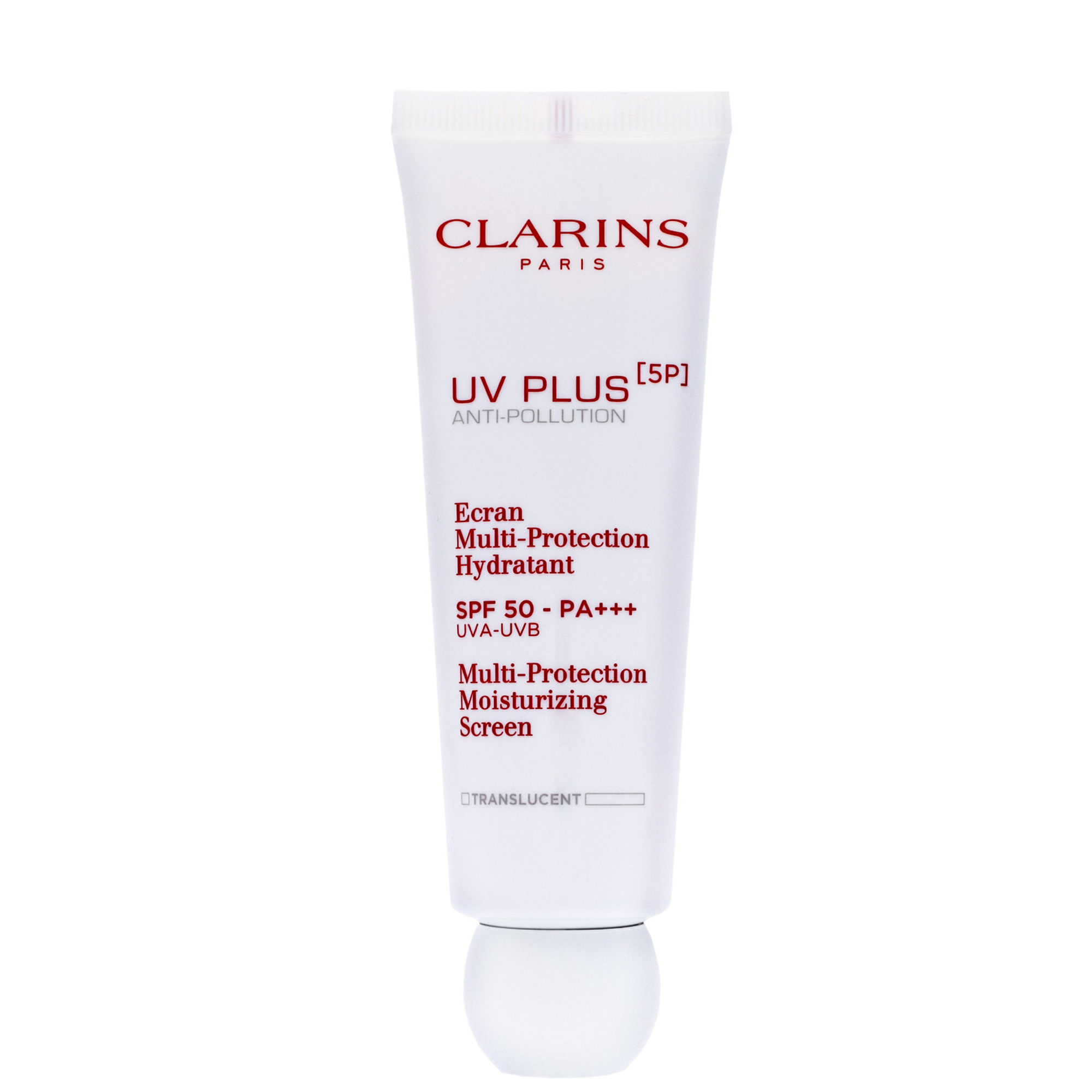 Image of Clarins UV Plus [5P] Anti-Pollution Multi-Protection Moisturizing Screen SPF50 Translucent 50ml