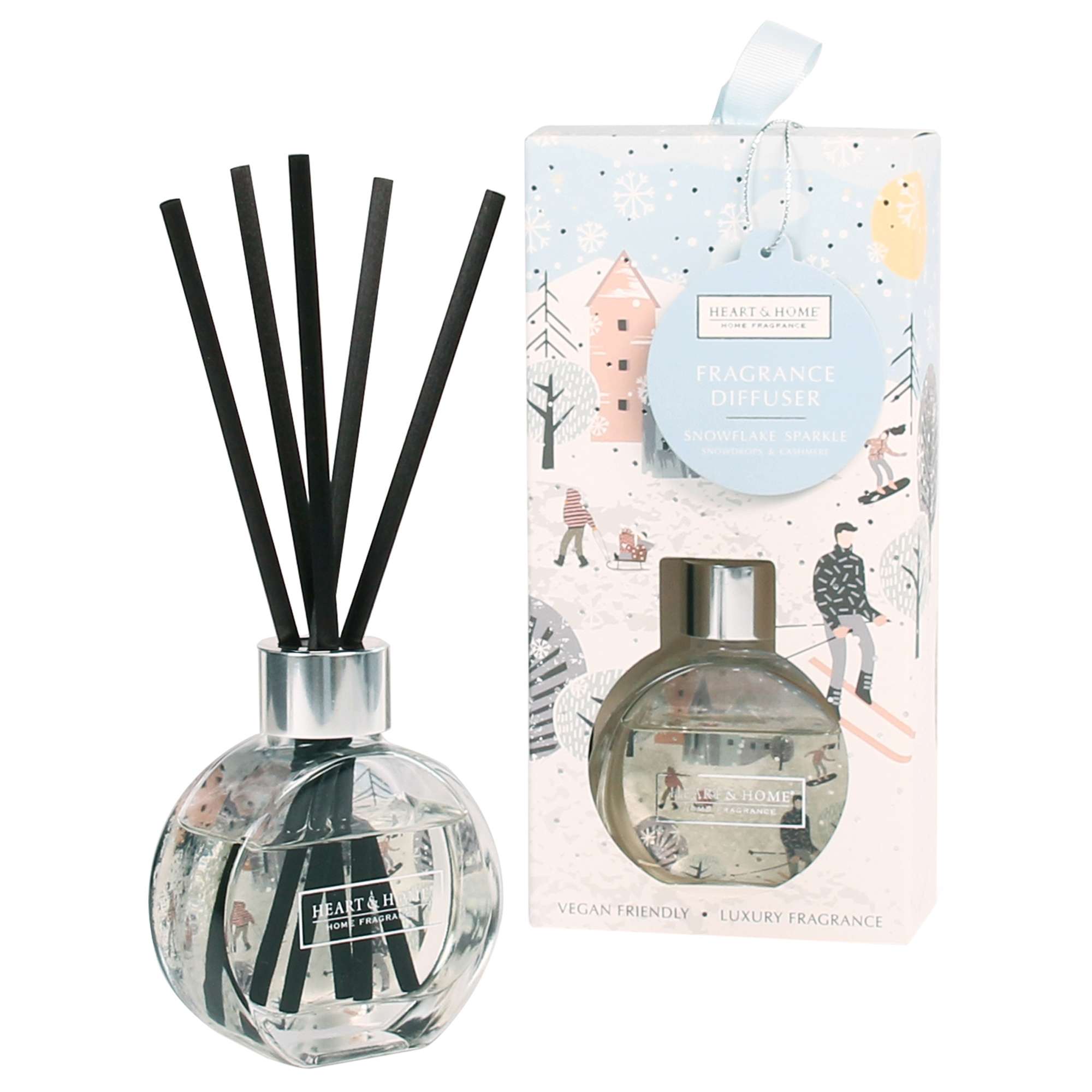 Heart & Home Reed Diffusers Snowflake Sparkle 70ml