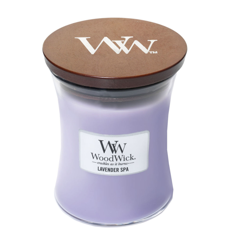 WoodWick Hourglass Candles Lavender Spa Medium Candle 275g / 9.7 oz.