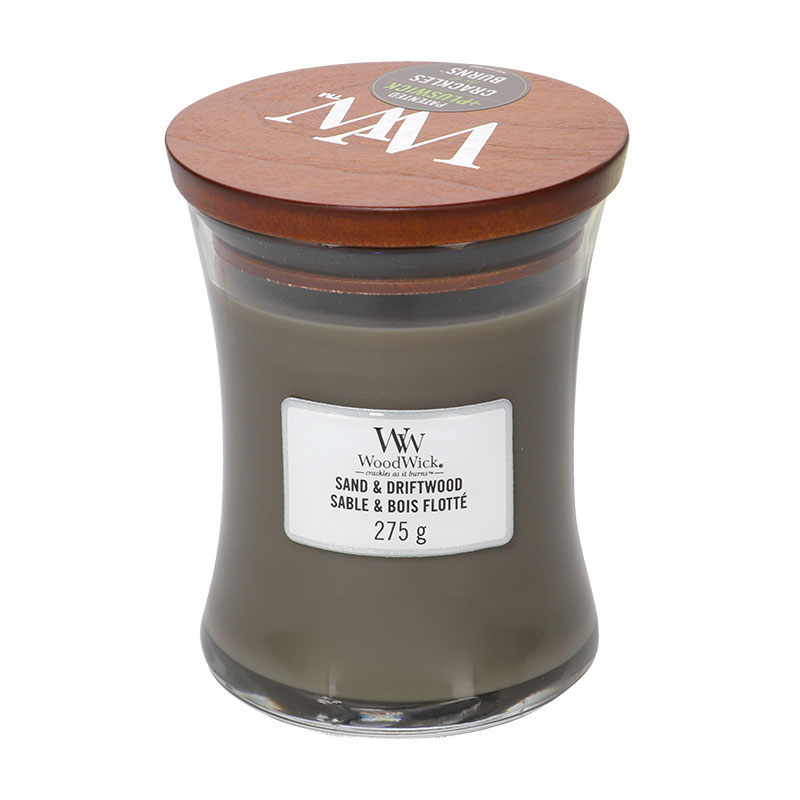 WoodWick Hourglass Candles Sand & Driftwood Medium Candle 275g / 9.7 oz.