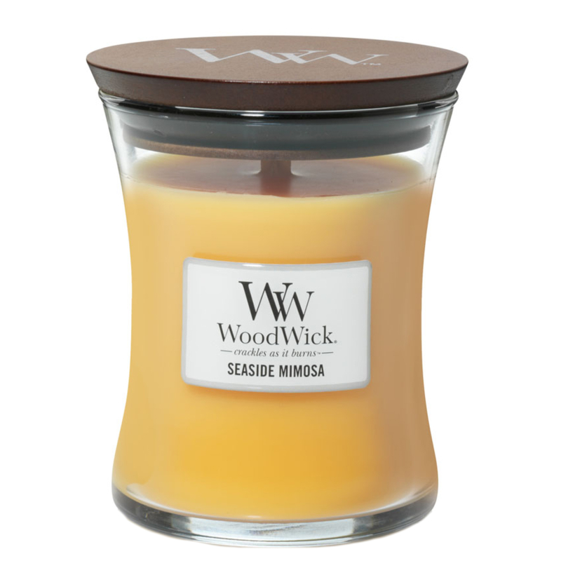 WoodWick Hourglass Candles Seaside Mimosa Medium Candle 275g / 9.7 oz.