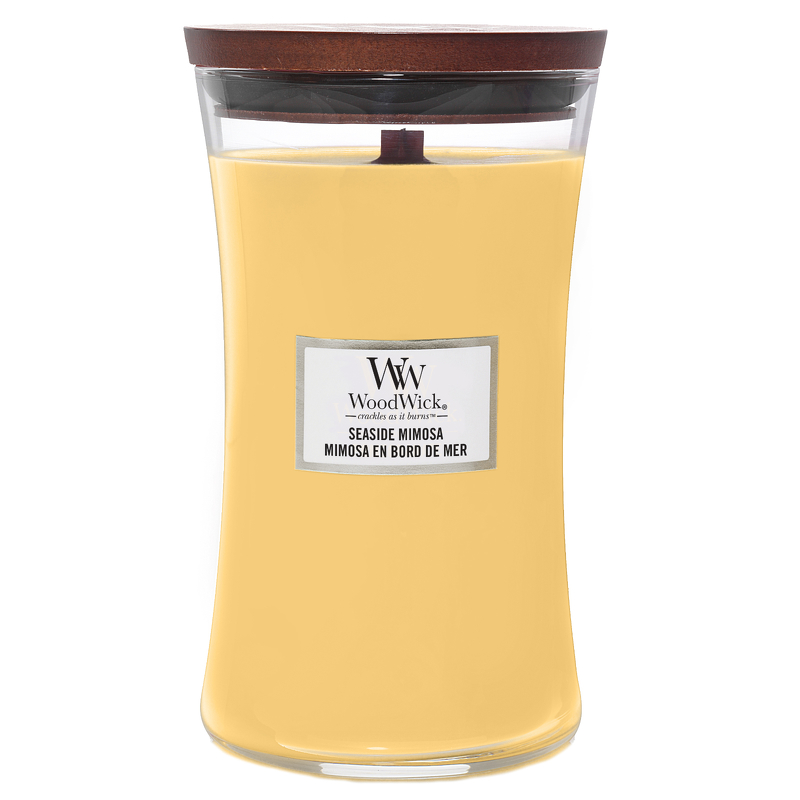 WoodWick Hourglass Candles Seaside Mimosa Large Candle 609.5g / 21.5 oz.