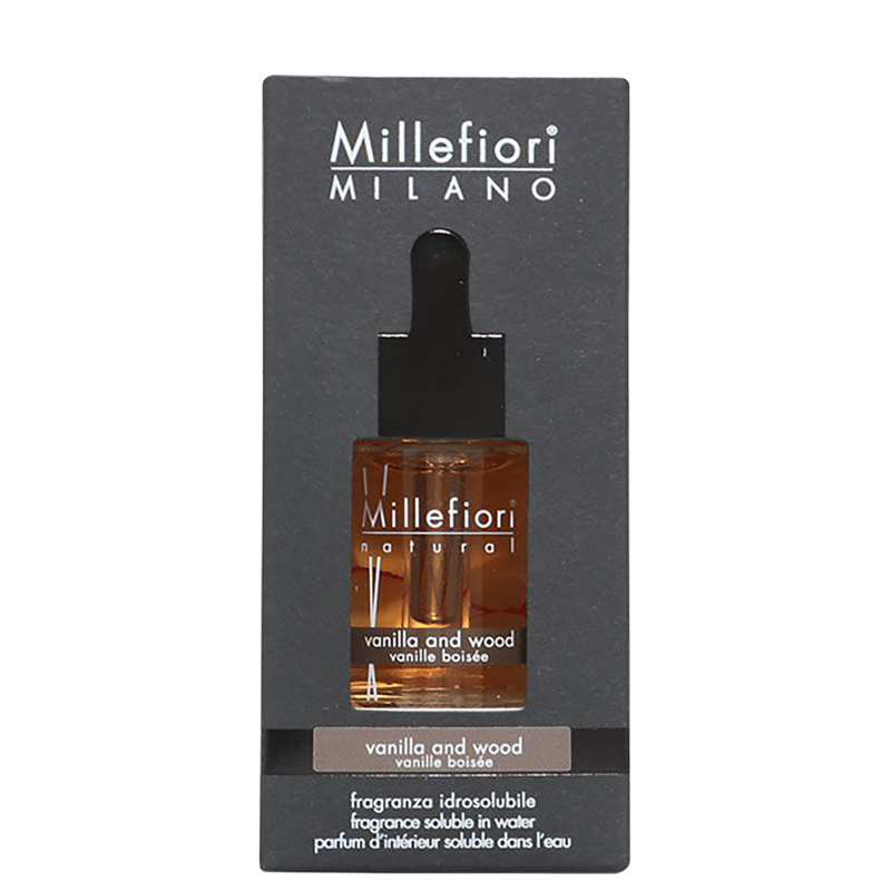 Millefiori Milano Hydro Ultrasonic Diffusers Vanilla & Wood Water Soluble Fragrance 15ml