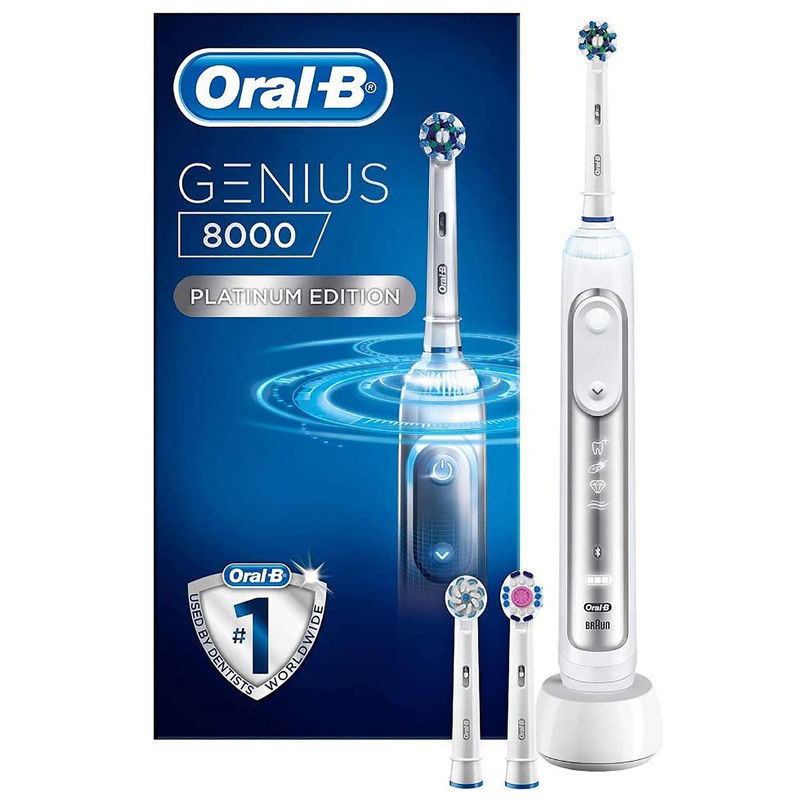 Oral-B Genius 8000 Silver Electric Toothbrush