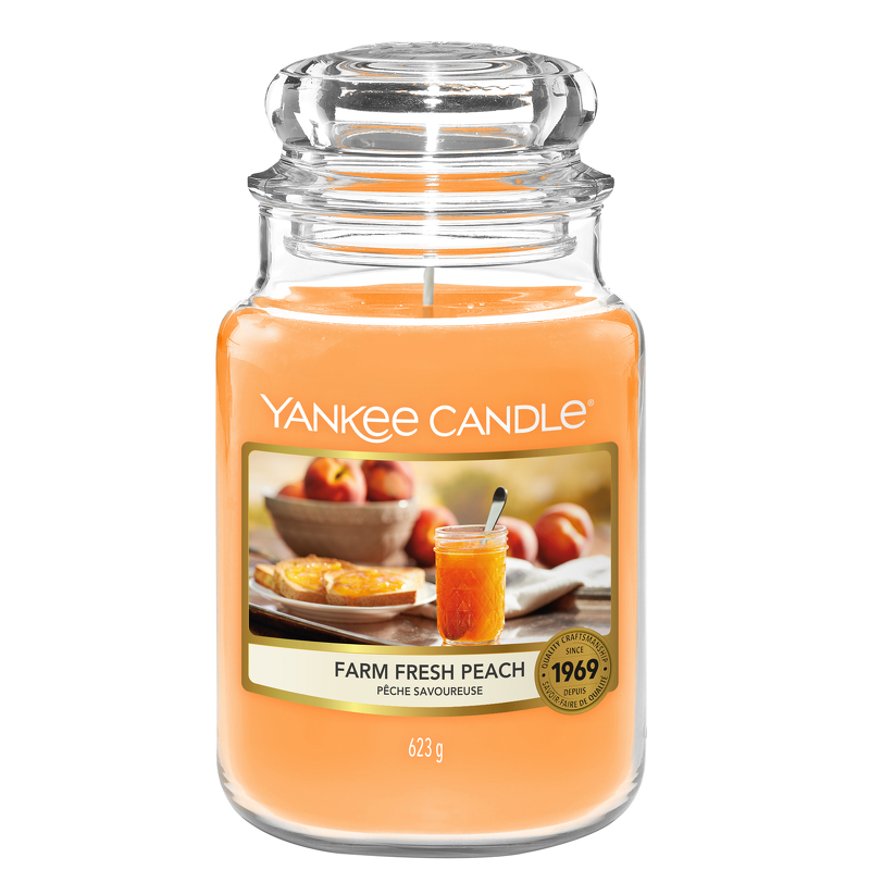 Yankee Candle Original Jar Candles Large Farm Fresh Peach 623g
