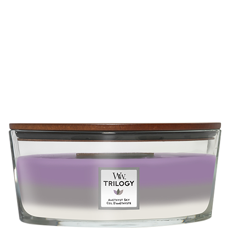WoodWick Trilogy Candles Amethyst Sky Ellipse Candle 453.6g