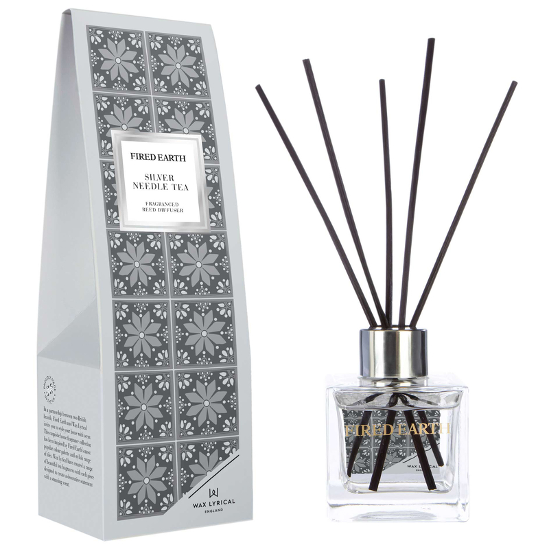 Fired Earth Fragranced Reed Diffuser Silver Needle Tea 100ml