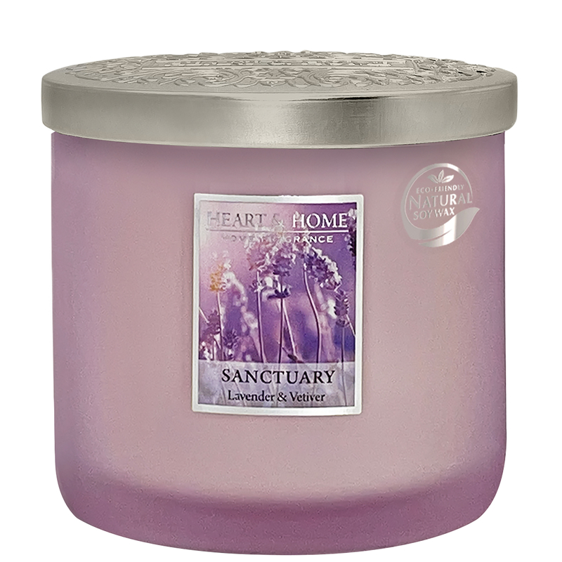 Heart & Home Elipse Candles Twin Wick Sanctuary 230g