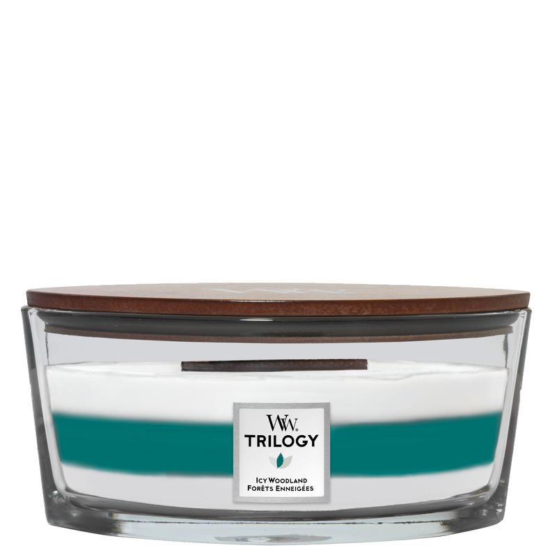 WoodWick Trilogy Candles Icy Woodland Ellipse Candle 453.6g