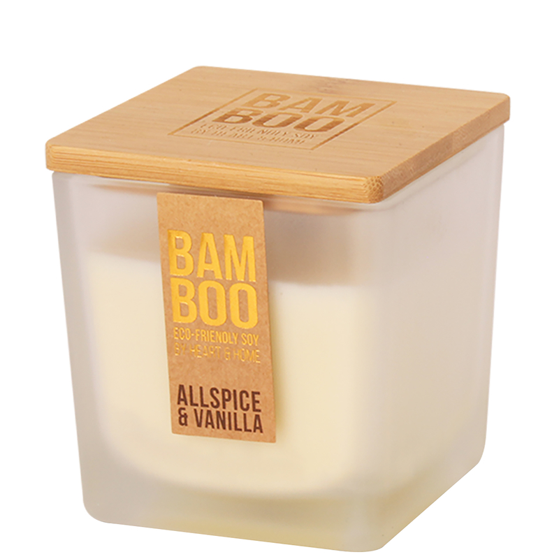 BAMBOO Large Jar Candle Allspice & Vanilla 210g