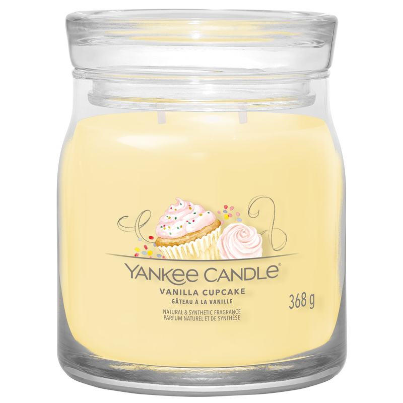 Yankee Candle Signature Jar Candle Medium Jar Vanilla Cupcake 368g