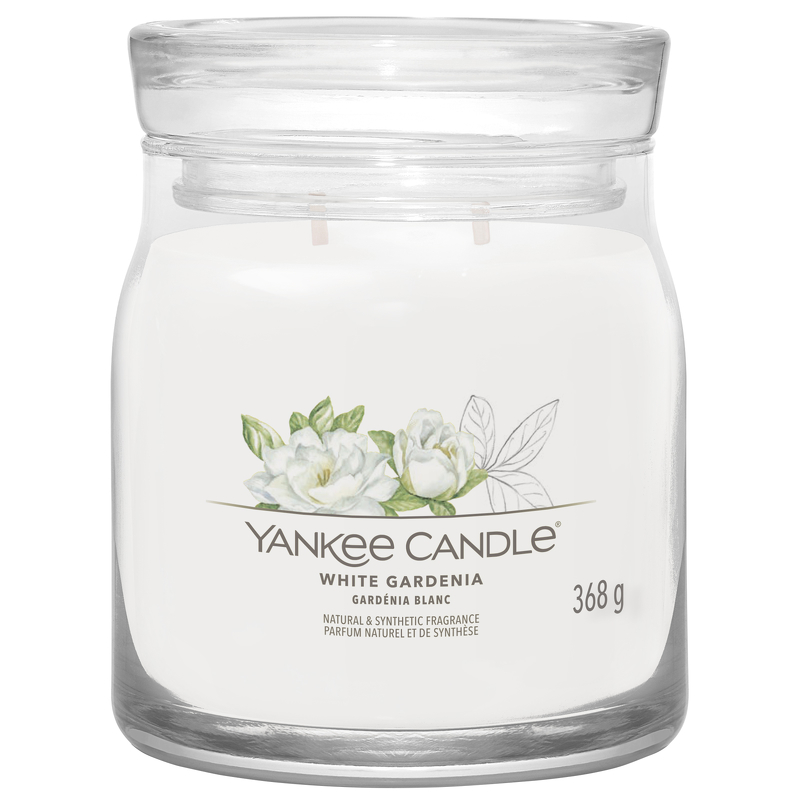 Yankee Candle Signature Jar Candle Medium Jar White Gardenia 368g
