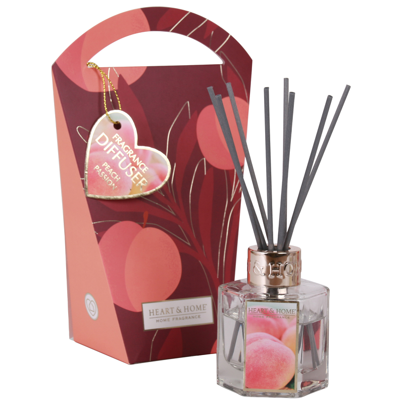 Heart & Home Reed Diffusers Peach Passion 70ml