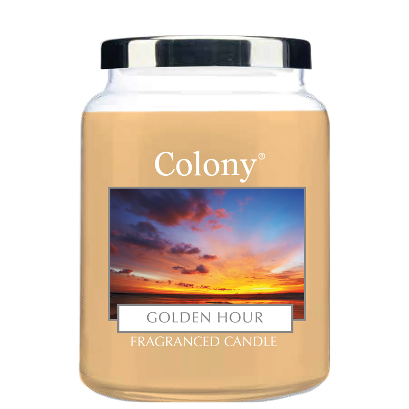 Wax Lyrical Colony Medium Candle Jar Golden Hour 335g