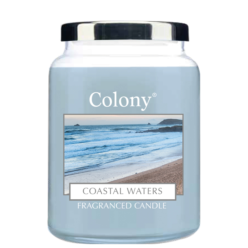 Wax Lyrical Colony Medium Candle Jar Coastal Waters 335g