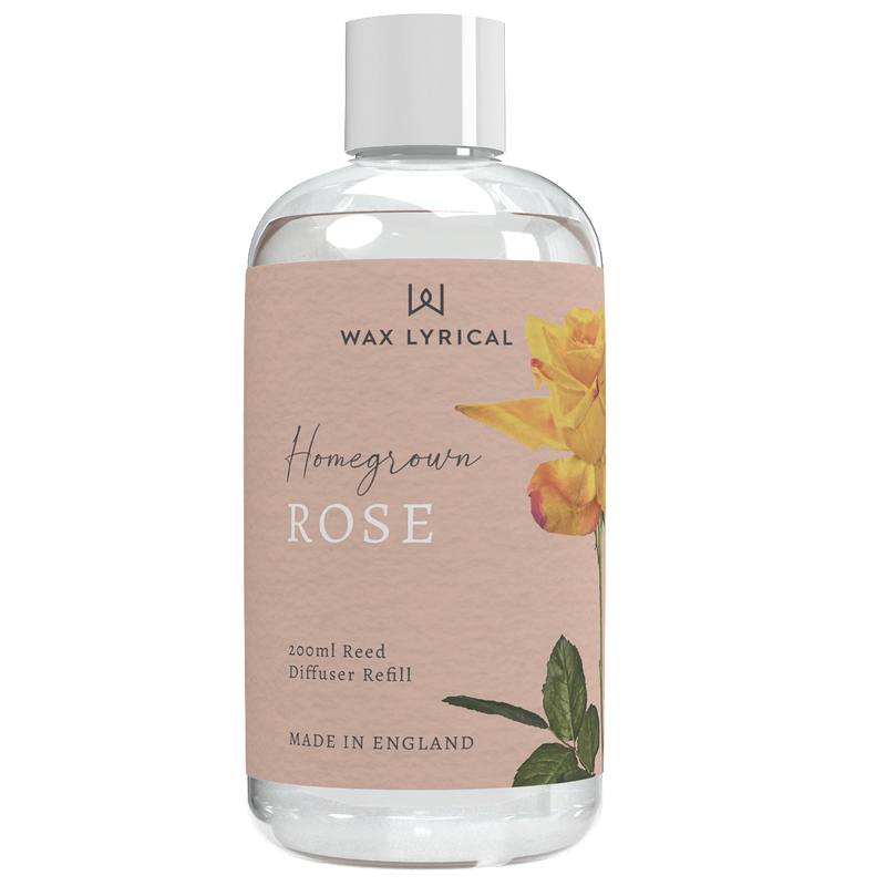 Wax Lyrical Homegrown Reed Diffuser Refill Rose 200ml