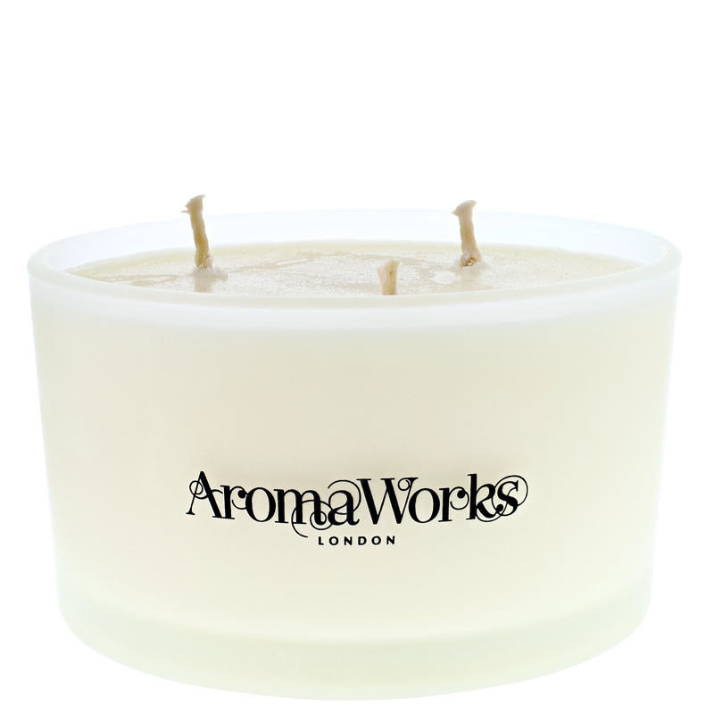 AromaWorks Light Lemongrass & Bergamot 3 Wick Candle 400g