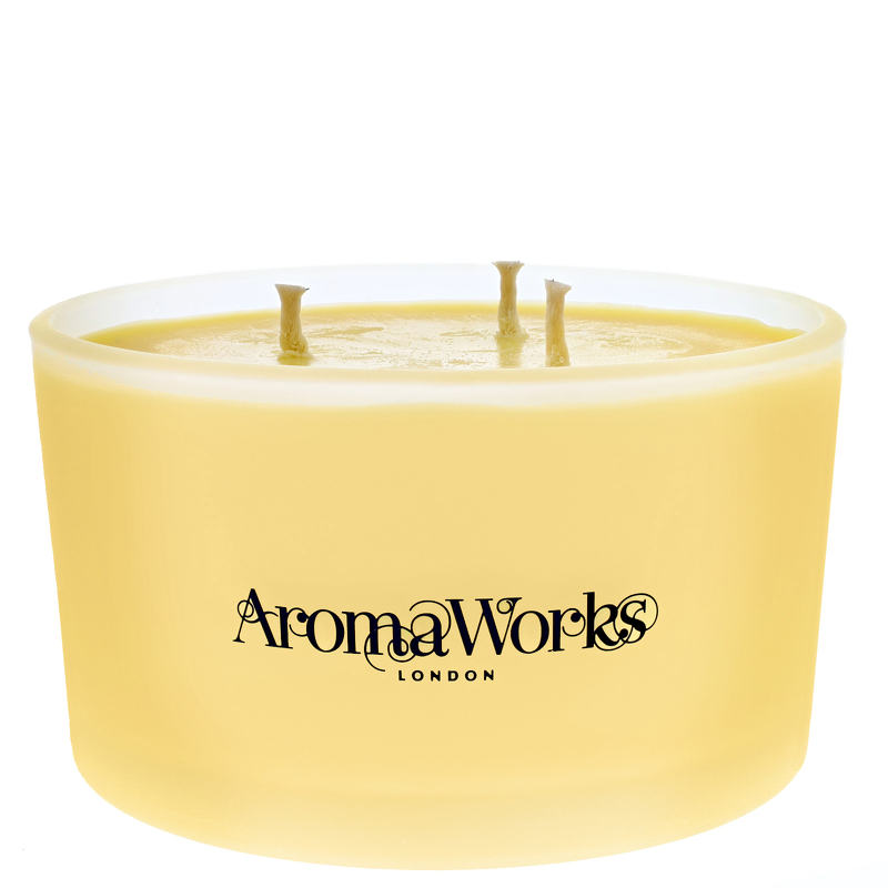 AromaWorks Light Amyris & Orange 3 Wick Candle 400g