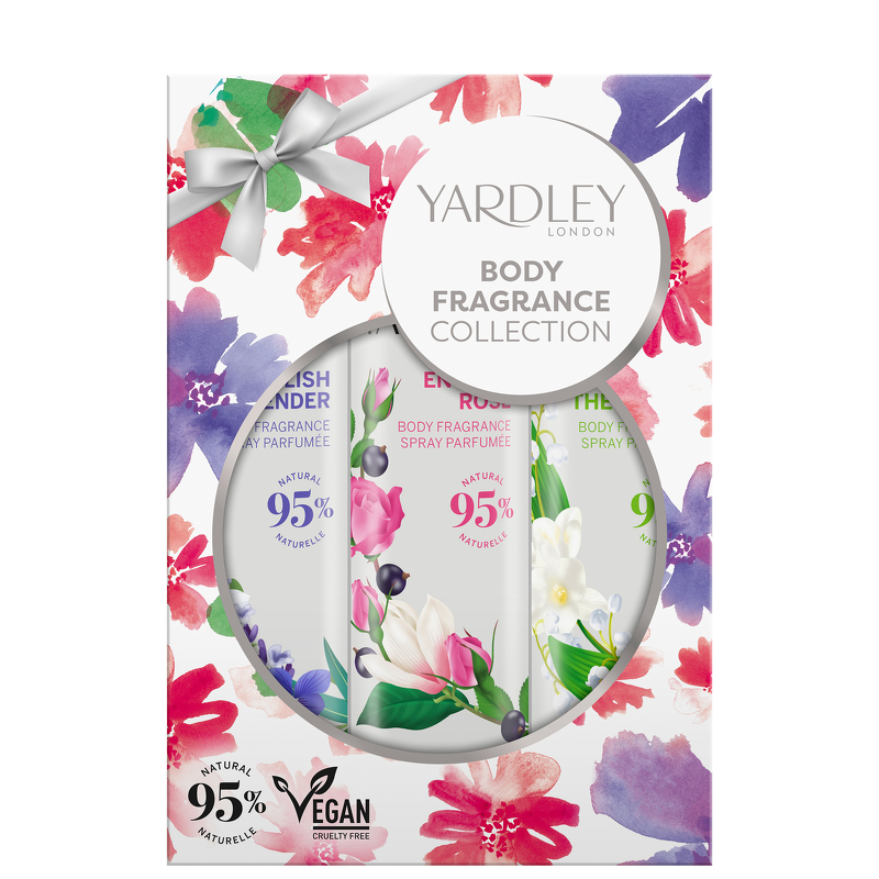Yardley Gift Set Traditional Body Fragrance Collection