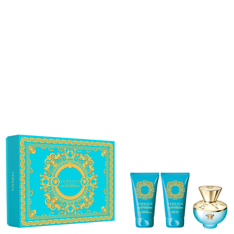Photos - Women's Fragrance Versace Dylan Turquoise Eau de Toilette Spray 50ml Gift Set 