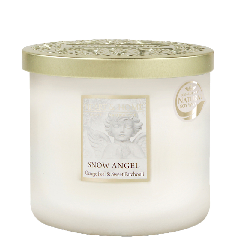 Heart & Home Candles Twin Wick Snow Angel 220g