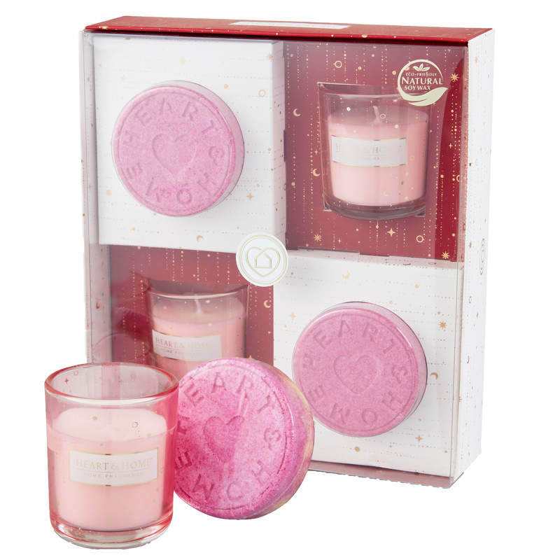 Image of Heart & Home Gifts & Sets Mini Candle & Bath Bomb Guardian Angel