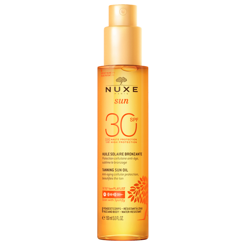 Image of NUXE Sun Tanning Oil Face and Body SPF30 150ml